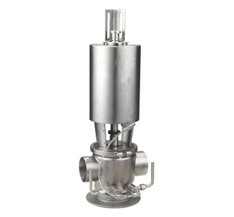Stainless steel Sanitary 3way mixproof valves