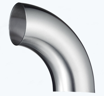 Stainless steel sanitary 2WCL Butt weld 90D short elbow