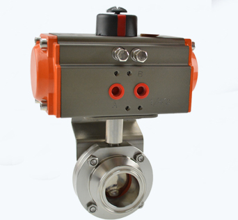 Stainless Steel Sanitary Pneumatic Flow Control Valve