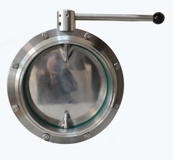 Stainless Steel Hygienic Mauanl Powder Butterfly Valve
