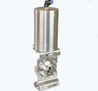 Stainless Steel Sanitary Anti-Leakage Pneumatic Butterfly Valve