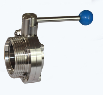 Stainless Steel Food Grade High Performance Thread Manual Butterfly Valve