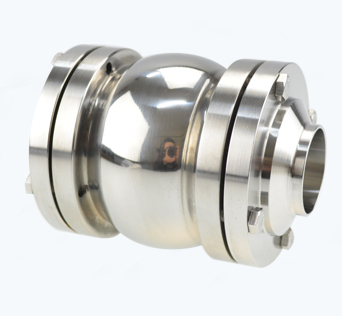 Stainless Steel  Hygienic  Weld Ball Type Back Pressure Check Valve