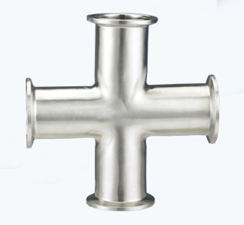Stainless Steel Sanitary Triclover Equal Cross