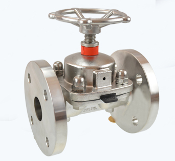 Stainless Steel Sanitary Quick Release Flanged Manual Diaphragm Valve