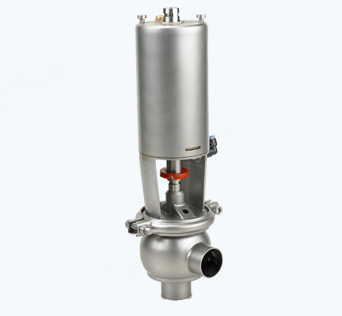Stainless Steel Sanitary Compact Pneumatic Shut Off Valve With Actuator