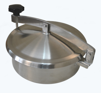 Stainless Steel Sanitary Round Non Pressure Manhole Cover With Viton Gasket