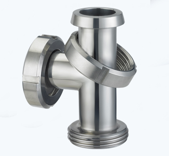 Stainless Steel Sanitary Union Type Equal Tee