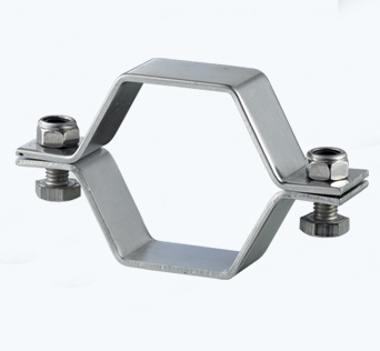 Stainless Seel Sanitary Wall Hex Pipe Holder