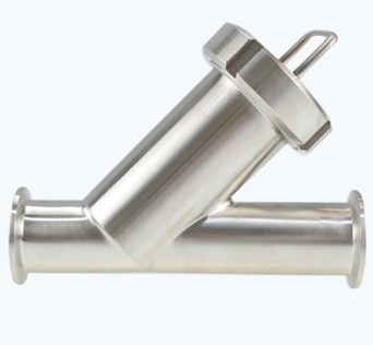 High Pressure Stainless Steel Hygienic Y Type Filter Equipment With Liquid Filtration