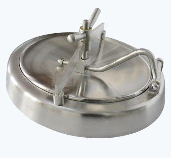 Stainless Steel Sanitary Oval Inward Manway With Bevel Edge